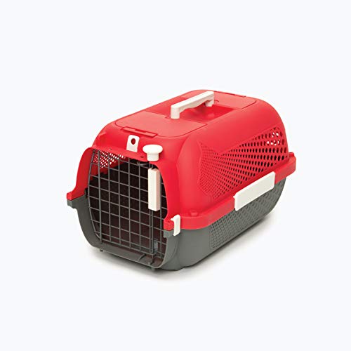 Transportbox für Katzen, Klein, Rot von Catit