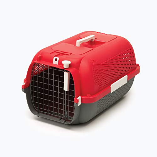 Transportbox für Katzen, Mittel, Rot von Catit