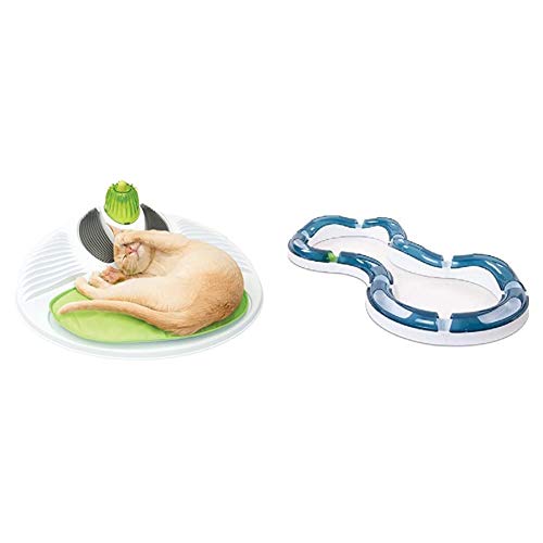 Catit Wellness Center & Design Senses Super Roller Circuit Tempo-Spielschiene von Catit