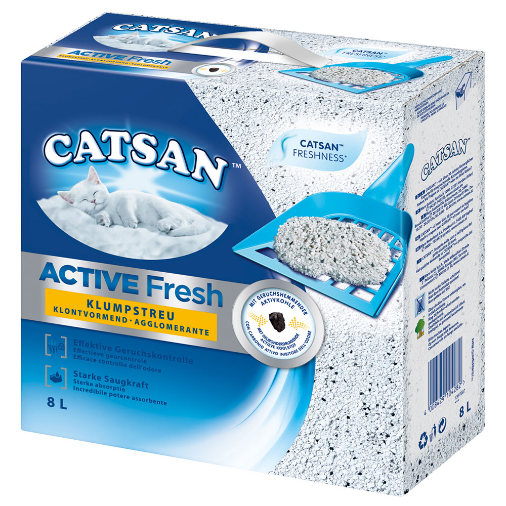 8 l / 20 l Catsan Katzenstreu zum Sonderpreis! - Active Fresh (8 l) von Catsan