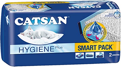 Catsan Hygiene Smart Pack Katzenstreu Inlay Packs, saugfähig, 4 Liter - Einfache Anwendung von Catsan