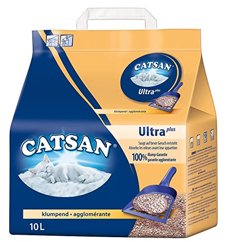 Catsan Katzenstreu Klumpstreu Ultra Plus, 1 Beutel (1 x 10 l) von Catsan