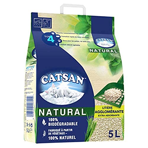 Catsan Natural Pflanzentoilette, klumpend, 5 l von Catsan