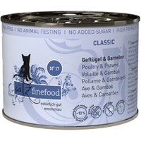 Catz finefood Nassfutter Katze Classic Adult No. 17 Geflügel & Garnele 6x200 g von Catz Finefood