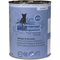 Catz finefood Nassfutter Katze Classic Adult No. 17 Geflügel & Garnele 6x400 g von Catz Finefood