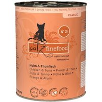 Catz finefood Nassfutter Katze Classic Adult No. 25 Huhn & Thunfisch 6x400 g von Catz Finefood