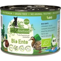 Catz finefood Nassfutter Katze Bio Adult No. 505 Ente 12x200 g von Catz Finefood