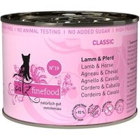 Catz finefood Nassfutter Katze Classic Adult No. 19 Lamm & Pferd 6x200 g von Catz Finefood