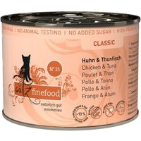 Catz finefood Nassfutter Katze Classic Adult No. 25 Huhn & Thunfisch 12x200 g von Catz Finefood