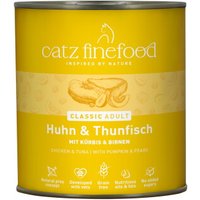Catz finefood Nassfutter Katze Classic Adult No. 25 Huhn und Thunfisch 24x800 g Catz finefood Nassfutter Katze Classic Adult No. 25 Huhn und Thunfisch 24x800 g von Catz Finefood