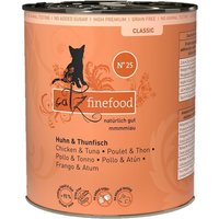 Catz finefood Nassfutter Katze Classic Adult No. 25 Huhn & Thunfisch 6x800 g von Catz Finefood