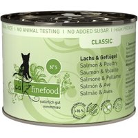 Catz finefood Nassfutter Katze Classic Adult No. 5 Lachs 12x200 g von Catz Finefood