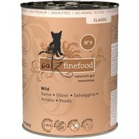 Catz finefood Nassfutter Katze Classic Adult No. 9 Wild 6x400 g von Catz Finefood