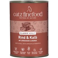 Catz finefood Nassfutter Katze Classic Adult Rind und Kalb 24x400 g Catz finefood Nassfutter Katze Classic Adult Rind und Kalb 24x400 g von Catz Finefood