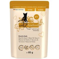 Catz finefood Nassfutter Katze Classic Kitten No. 7 Rind & Kalb 32x85 g von Catz Finefood