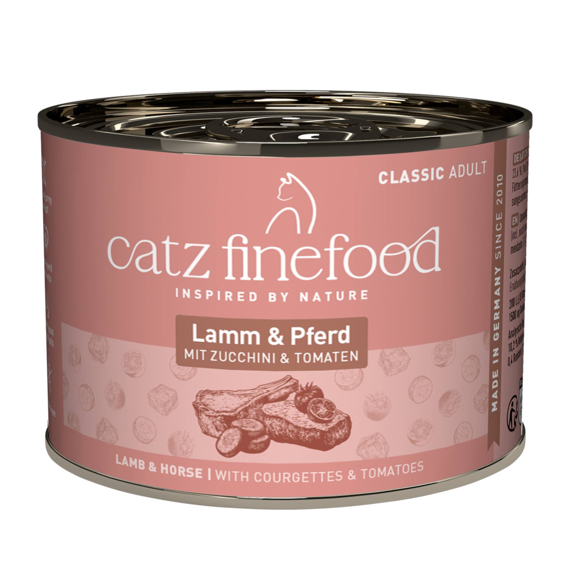 Sparpaket catz finefood 24 x 200 g - Lamm & Pferd Sparpaket catz finefood 24 x 200 g - Lamm & Pferd von Catz Finefood