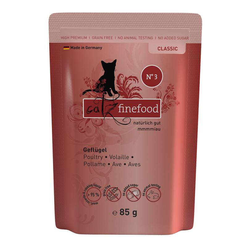 Sparpaket catz finefood 60 x 85 g - Geflügel von Catz Finefood