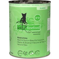 Sparpaket catz finefood 12 x 400 g - Rind & Ente von Catz Finefood