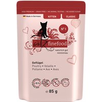 Sparpaket catz finefood Kitten 24 x 85 g - No. 03 Geflügel von Catz Finefood