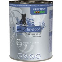 Sparpaket catz finefood Monoprotein zooplus 24 x 400 g - Pute von Catz Finefood