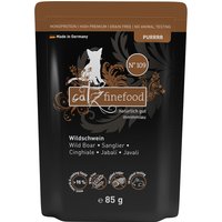 Sparpaket catz finefood Purrrr Pouch 24 x 85 g - No. 109 Wildschwein von Catz Finefood