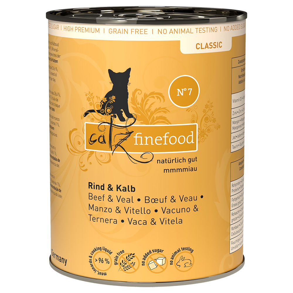 catz finefood 6 x 400 g - Rind & Kalb von Catz Finefood