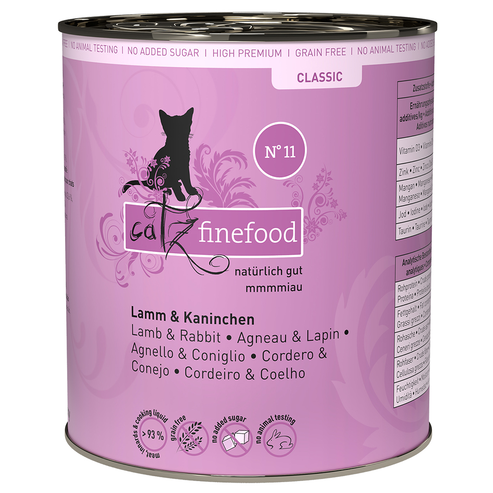 catz finefood 6 x 800 g - Lamm & Kaninchen von Catz Finefood