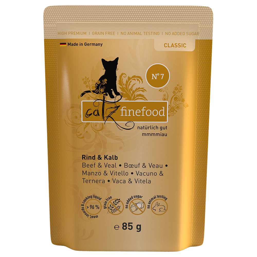 catz finefood 8 x 85 g - Rind & Kalb von Catz Finefood