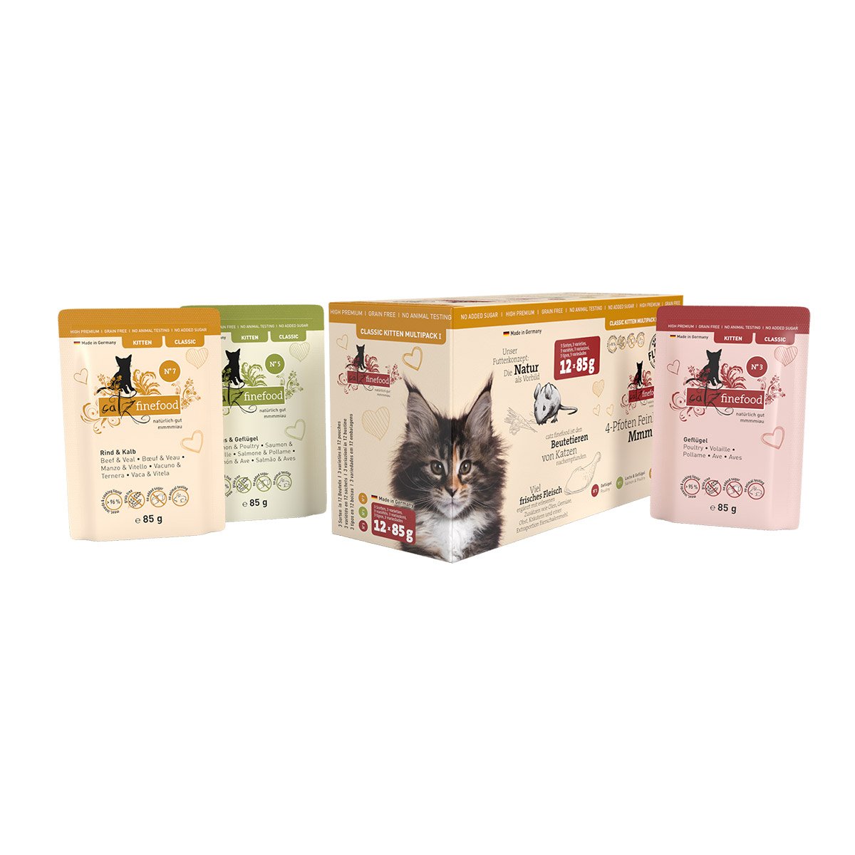 catz finefood Kitten Multipack I 12x85g von Catz Finefood