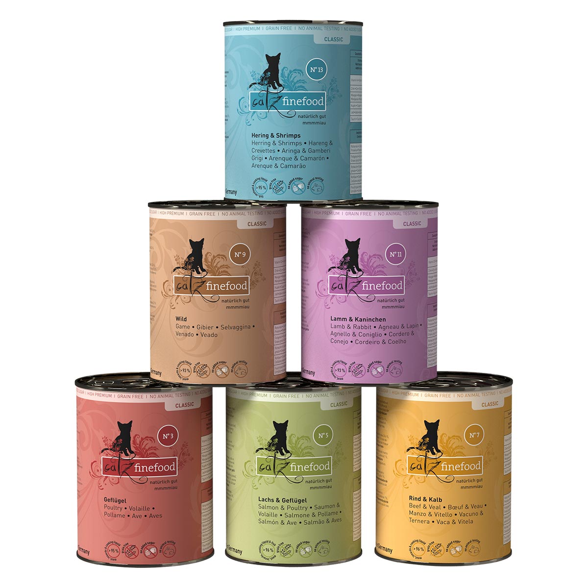 catz finefood - Multipack Dosen No. 3-13 6x400g catz finefood - Multipack Dosen No. 3-13 6x400g von Catz Finefood