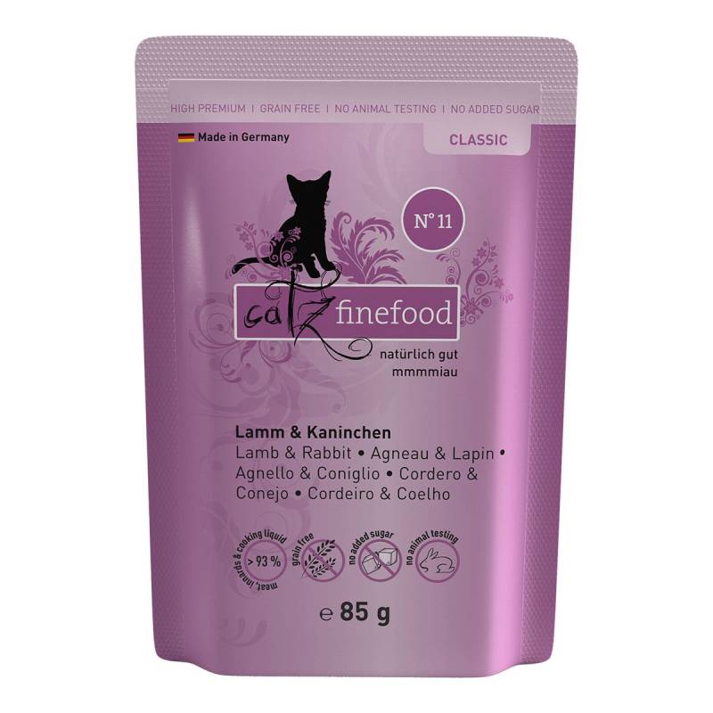 catz finefood - No. 11 Lamm & Kaninchen 16x85g von Catz Finefood