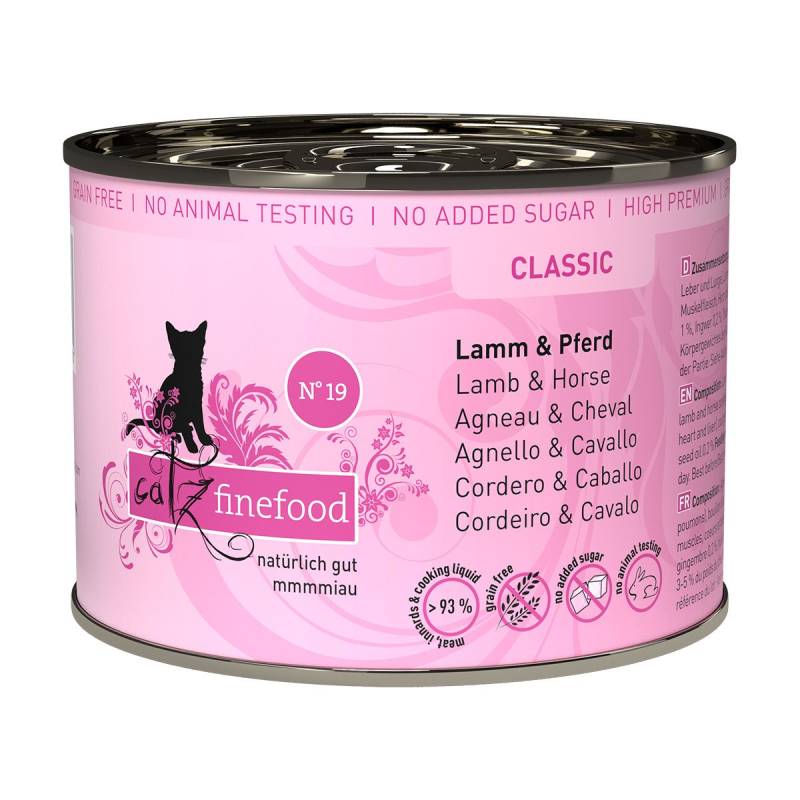 catz finefood - No. 19 Lamm & Pferd 12x200g von Catz Finefood