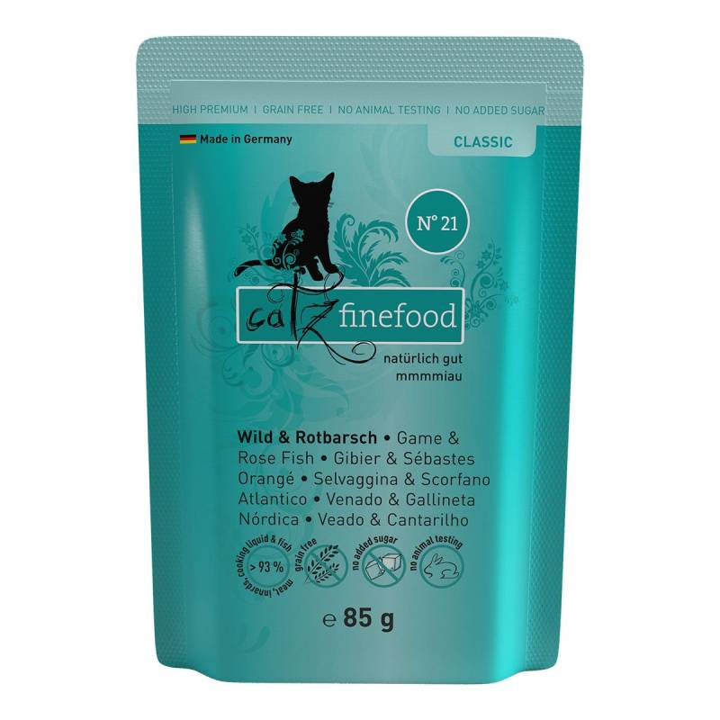 catz finefood - No. 21 Wild & Rotbarsch 16x85g von Catz Finefood