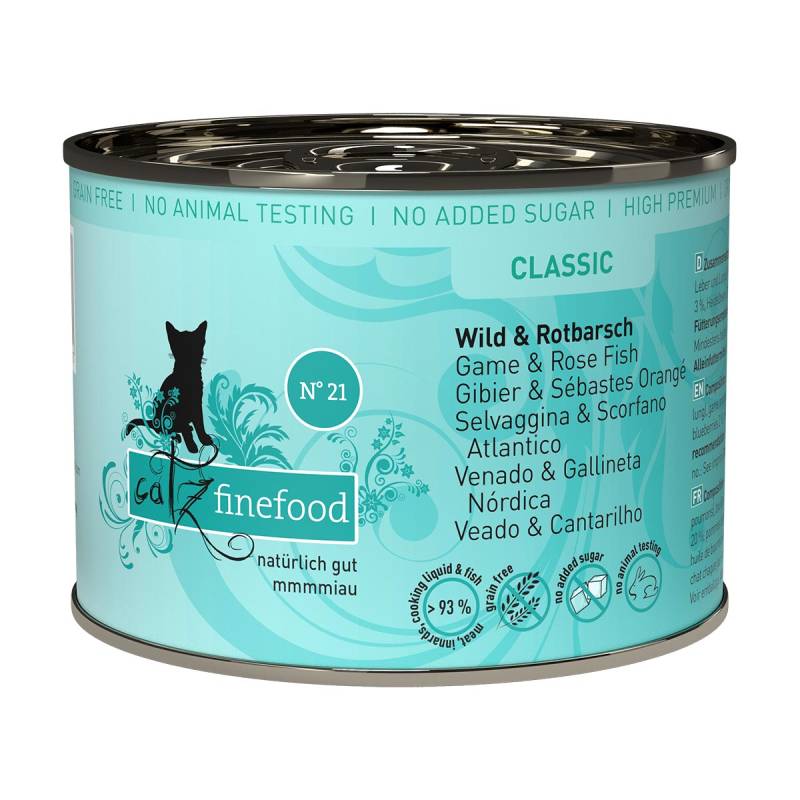 catz finefood - No. 21 Wild & Rotbarsch 6x200g von Catz Finefood