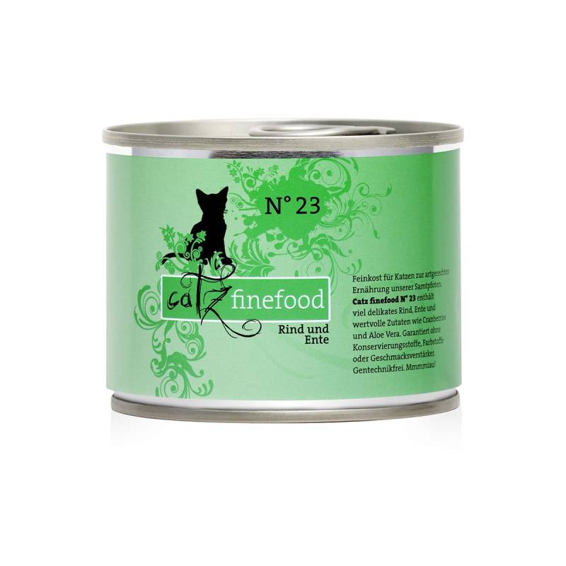 catz finefood - No. 23 Rind & Ente 6x200g von Catz Finefood