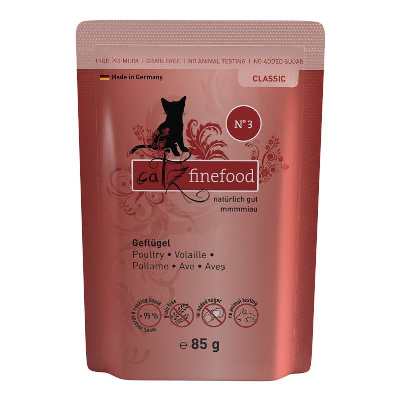 catz finefood - No. 3 Geflügel 16x85g von Catz Finefood