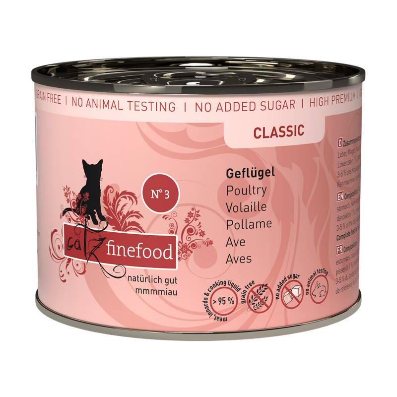 catz finefood - No. 3 Geflügel 6x200g von Catz Finefood