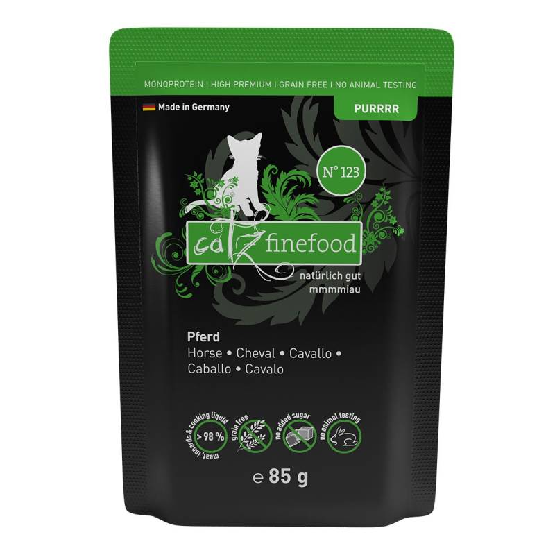 catz finefood Purrrr N° 123 - Pferd 8x85g von Catz Finefood