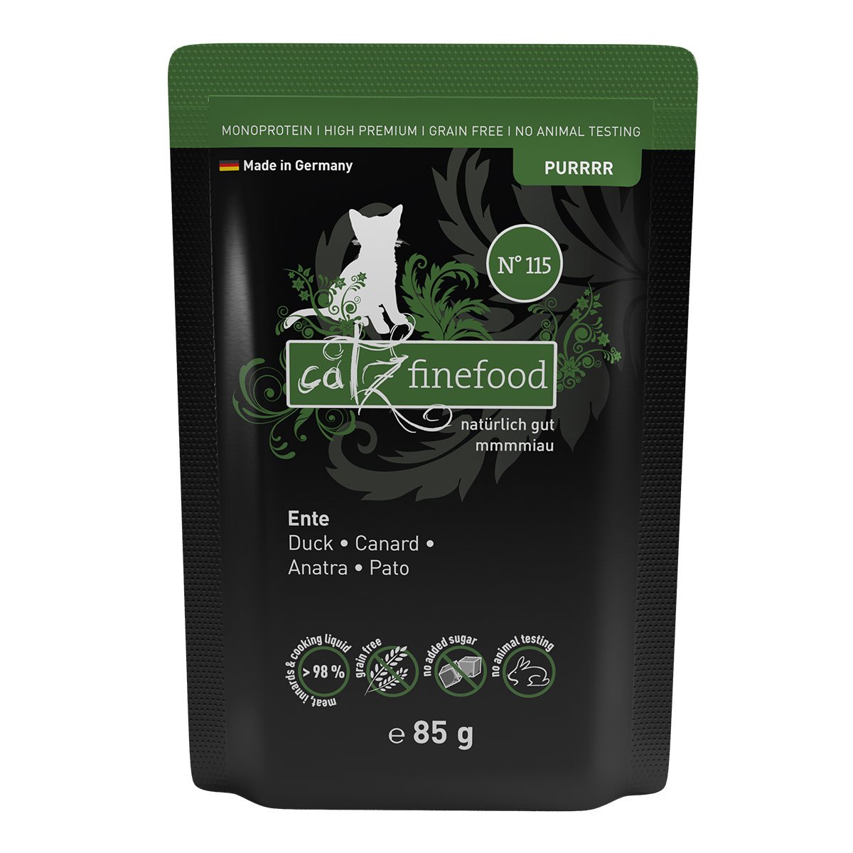 catz finefood Purrrr No. 115 Ente 16x85g von Catz Finefood