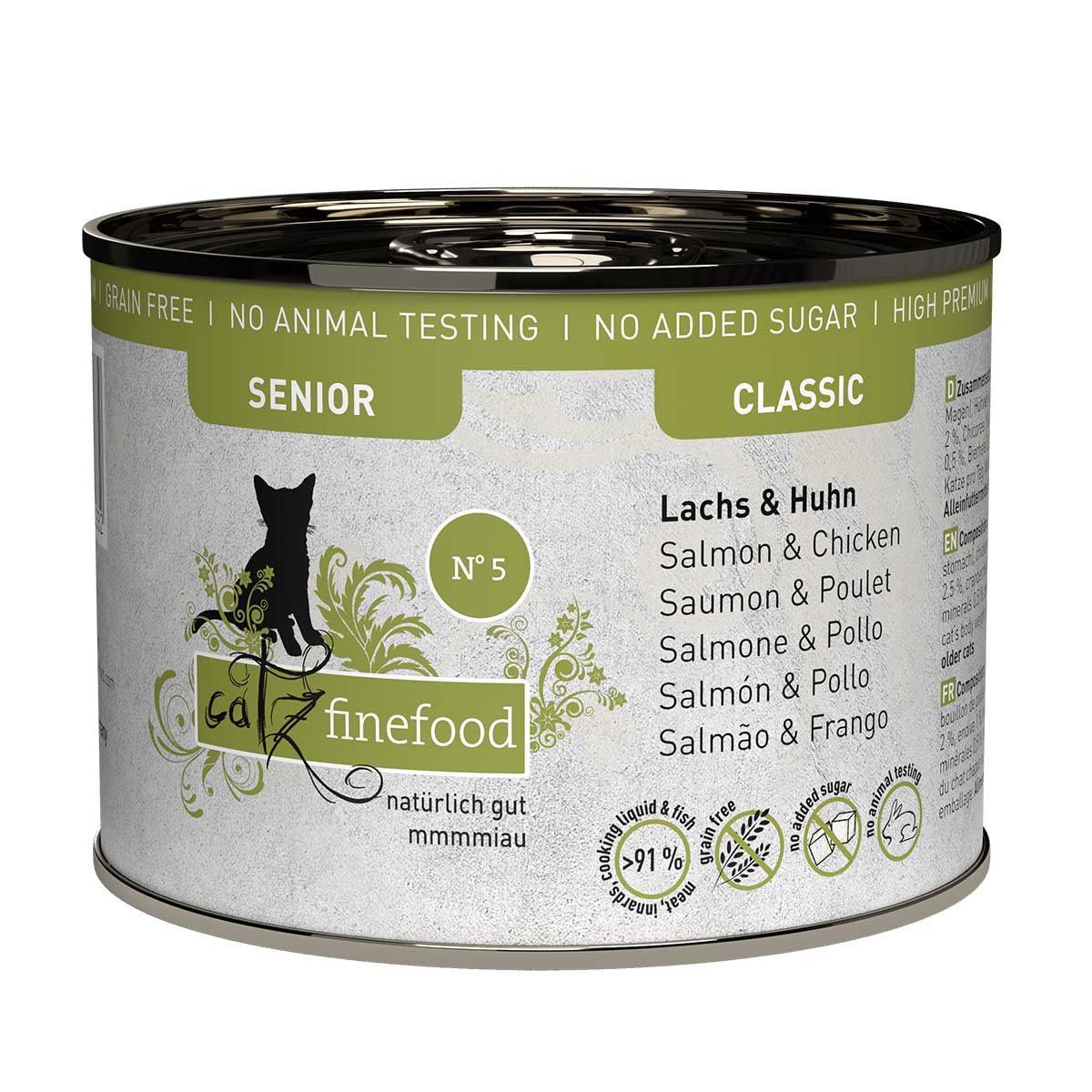 catz finefood Senior No.05 Lachs & Huhn 6x200g catz finefood Senior No.05 Lachs & Huhn 6x200g von Catz Finefood