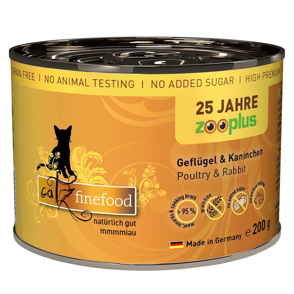 catz finefood Sonder-Edition Geflügel & Kaninchen - 24 x 200 g von Catz Finefood