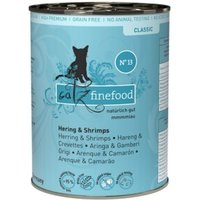 Catz finefood Nassfutter Katze Classic Adult No. 13 Hering & Shrimps 6x400 g von Catz Finefood