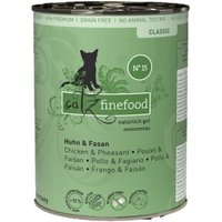 Catz finefood Nassfutter Katze Classic Adult No. 15 Huhn & Fasan 6x400 g von Catz Finefood