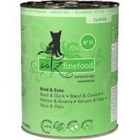 Catz finefood Nassfutter Katze Classic Adult No. 23 Rind & Ente 6x400 g von Catz Finefood