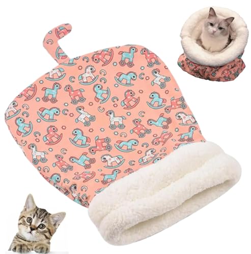 Cat Sleeping Bag - 2025 New Cat Sleeping Bag for Indoor Cats, Sleeping Bag for Cats, Cat Winter Sleeping Bag, Cat Bed Cave Sleeping Bag (A) von Cautorsy