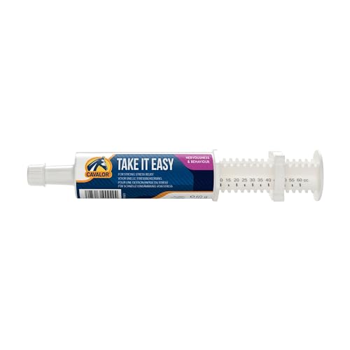 Cavalor Take it Easy 1 x 60 ml - Geschmacklos - Allergenfrei - 60 Gramm - 250 Gramm - Für Pferd - Pferdepaste von Cavalor