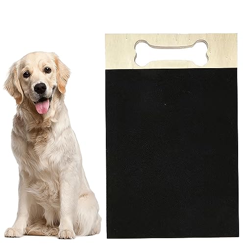 Cdycam Hunde-Nagelkratzbrett, doppelseitige Feile Kratzbrett für Hunde Pfote, zweiseitiges Körnungspad, 39,9 x 22,4 cm, lustige Nagelpflege (Schwarz) von Cdycam