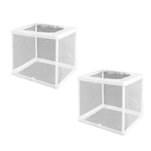 CeaBulo 2pcs Aquarien Zuchttanks Mit Sicherem Saugnapfbecher Babyfisch Isoliertes Netz Für Braten Und Garnelen Laichen Schlupf Aquarien Isolation Net Net Breeding Box CeaBulo 2pcs Aquarien Zuchttanks Mit Sicherem Saugnapfbecher Babyfisch Isoliertes Netz Für Braten Und Garnelen Laichen Schlupf Aquarien Isolation Net Net Breeding Box von CeaBulo