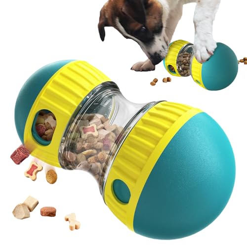 Celestia Intelligenzspielzeug für Hunde, Rolling Feeder Hundespielzeug, Futterball für Hunde, Leckerli Ball für Hunde, Spielzeugball für Hunde, Snackball hundespielzeug, Hunde Puzzle Spielzeug von Celestia