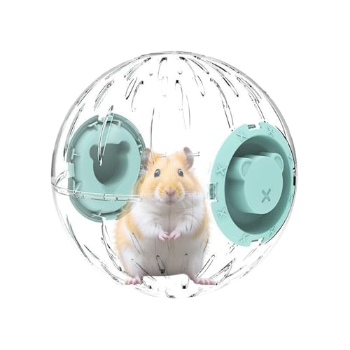 Celuicion Hamster -Übungskugel, Hamster Running Ball Toy - Bequemer Stressabbau Hamster Ball | Atmungsaktives transparentes Rad mit geräumigem Raum für Haustier -Rennmäuse von Celuicion